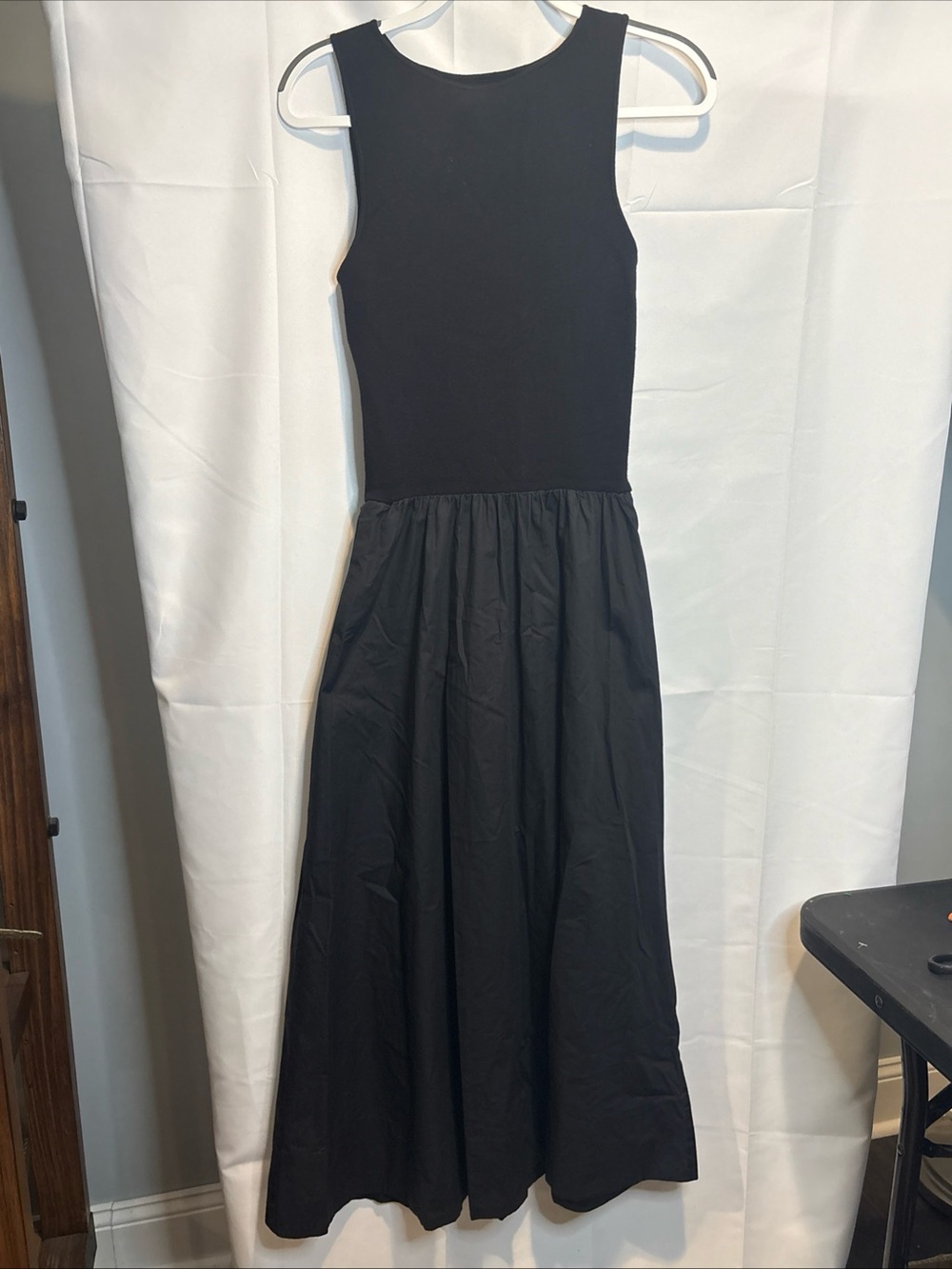 Classic Black Sleeveless Maxi Dress